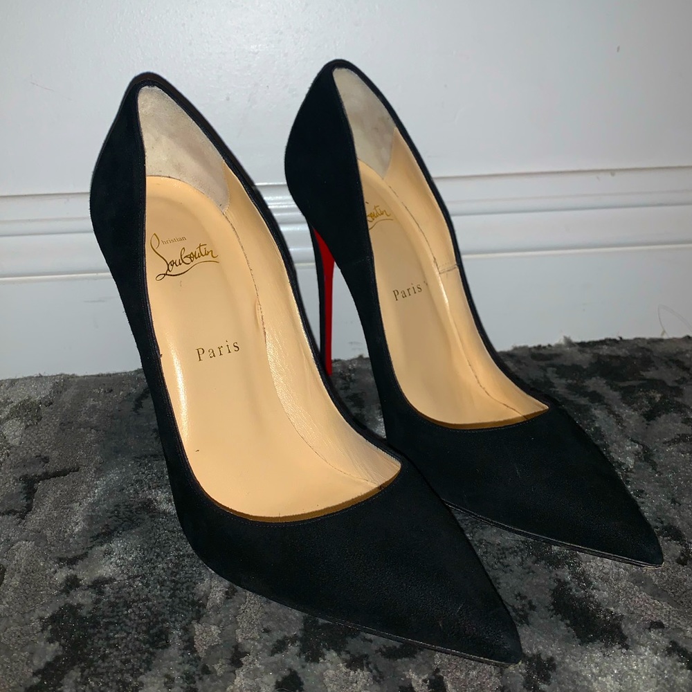 Christian Louboutin So Kate Suede Pumps